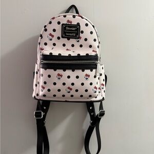 Loungefly Polka Dot Hello Kitty Mini Backpack